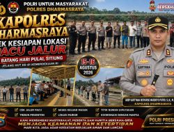 Kapolres Dharmasraya AKBP Kartyana Widyarsо Wardoyo Putro Kawal Persiapan Pacu Jalur Batang Hari Pulai, Tradisi Meriah Kemerdekaan Harus Aman