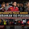 Tali Ditarik di Tengah Cuaca Buruk, Ditsamapta Polda Sumbar Kawal Evakuasi Mentawai Fast