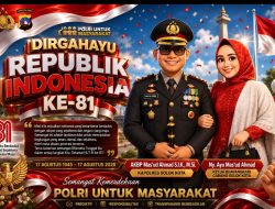 81 Tahun Indonesia Merdeka, Kapolres Solok Kota AKBP Mas’ud Ahmad: Keamanan, Persatuan dan Kesejahteraan untuk Rakyat
