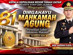Dari Tanah Datar untuk Mahkamah Agung, AKBP Marwan Fajrin: Jaga Integritas, Tegakkan Keadilan