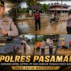 Polri Hadir untuk Masyarakat, Wakapolres Pasaman Pimpin Penanganan Lumpur Pascabanjir