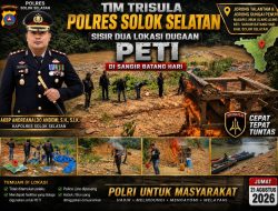 Kapolres AKBP Andreanaldo Andemi Tegaskan PETI Ditertibkan, Tim Trisula dan AKP M. Yogie Sisir Talantam-Sungai Penuh