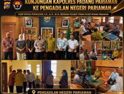 Dari Ruang Silaturahmi ke Penguatan Sinergi, Kapolres Padang Pariaman AKBP Riyana Purwasari Kunjungi PN Pariaman