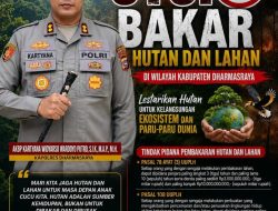 Polri Hadir Lindungi Lingkungan, Kapolres Dharmasraya AKBP Kartyana Ajak Masyarakat Bersama Cegah Karhutla