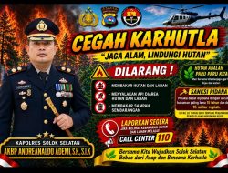 Cegah Karhutla, Kapolres Solok Selatan AKBP Andreanaldo Andemi Dorong Kesadaran Warga: Polri untuk Masyarakat, Alam untuk Generasi