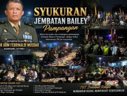Lurah Betty Ernita Hadir di Tengah Warga Pampangan Nan XX, Jembatan Bailey Jadi Simbol Kebersamaan TNI dan Rakyat