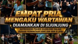 Kisruh di SPBU Kamang Baru Sijunjung, Empat Pria Diamankan Polisi Setelah Warga Resah