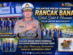 Kombes Pol. H.M. Reza Chairul Akbar Sidiq Perkuat Kebugaran Personel, Polantas Polda Sumbar Semakin Solid dan Humanis