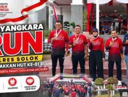 “Tugu Ayam Bergelora, Bhayangkara Run Jadi Panggung Kebersamaan di HUT Ke-81 RI”