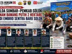 Polda Sumbar–Pemkab Solok Bersinergi, Dua Hektare Bawang Putih Jadi Embrio Sentra Baru