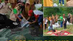 10.000 Bibit Ikan Gariang Dilepas di Batang Aie Kasiek, Perkuat Ketahanan Pangan Nagari Talang