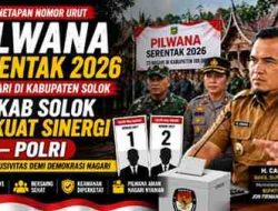 Pascapenetapan Nomor Urut, Pemkab Solok Perkuat Sinergi TNI–Polri Kawal Pilwana Serentak 2026 di 23 Nagari