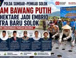 Polda–Pemkab Solok Tanam Bawang Putih, Dua Hektare Jadi Titik Awal Sentra Baru