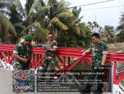 Tim Verifikasi Kodam XX/TIB Turun ke Pampangan, Babinsa Koptu Ricki Hendra Koramil 04/LL Kodim 0312/Padang Dampingi Pengecekan