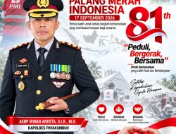 AKBP Irwan Andeta, Kapolres Payakumbuh, Hadirkan Pesan Humanis pada Peringatan HUT ke-81 Palang Merah Indonesia