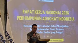 JANGAN SAMPAI PENEGAK HUKUM “GETTING MORE”, ADVOKAT “GETTING LOSS”: Guntur Abdurrahman Dorong Peradi Perkuat Fungsi Penyeimbang dalam Sistem Penegakan Hukum
