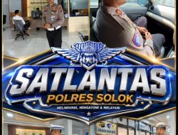 Polantas Sumbar Rancak Bana, IPTU Akbar Kharisma Tanjung Turun Langsung Pantau Jalan dan Pelayanan