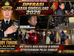 PENGUNGKAPAN KASUS PERTAMA OPERASI JARAN SINGGALANG 2026! Dirreskrimum Kombes Pol. Teddy Fanani Pimpin Jajaran, DPO Toyota Rush Dibekuk di Bungus