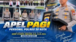 Di Bawah Kepemimpinan AKBP Syaiful Wachid, Polres 50 Kota Konsisten Hadir Jaga Keamanan dan Layani Warga