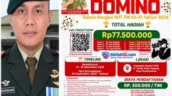 Letkol Inf. Adi Nofriadi Nata Tegaskan Semangat TNI AD Hadir untuk Rakyat, Turnamen Domino HUT ke-81 Digelar di Payakumbuh
