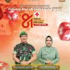 Letkol Inf. Darmawan Hendra Wijaya dan Keluarga Besar Kodim 0305/Pasaman Sampaikan Semangat “Peduli, Bergerak, Bersama” di HUT PMI ke-81