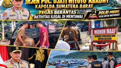 Kapolda Sumbar Djati Wiyoto Abadhy Buka Sikap Tegas soal BBM Subsidi hingga Galian C Ilegal di Mentawai