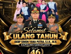 Keluarga Besar Polres Sawahlunto Rayakan HUT ke-46 AKBP Simon Yana Putra dengan Doa dan Harapan