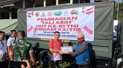 HUT Ke-81 TNI di Lapangan Imam Bonjol, Letkol Inf Faiq Fahmi Tegaskan Semangat TNI Bersama Rakyat