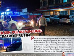 Kapolsek Pulau Punjung Iptu Muhammad Isa Turun Perkuat Patroli KRYD, Babinsa Diajak Bersinergi Cegah Gangguan Kamtibmas