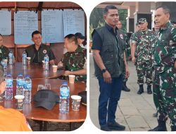Pangdam XX/Tuanku Imam Bonjol Mayjen TNI Arief Gajah Mada Hadir di Kantor Bupati Solok, Brigjen TNI Aji Mimbarno Sampaikan Kondisi Lapangan
