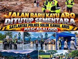 Jalan Baru Kayu Aro Belum Bisa Dilalui, IPTU Akbar Kharisma Tanjung Pastikan Pengaturan Arus