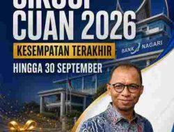 September Penuh Kejutan, Bank Nagari Hadirkan Dua Program SIKOCI dengan Hadiah Langsung hingga Umrah