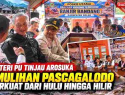 Menteri PU Tinjau Arosuka, Pemerintah Pusat dan Daerah Perkuat Pemulihan Pascagalodo