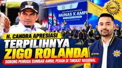 Candra: Kiprah Zigo Rolanda Harus Jadi Inspirasi Kader Muda Sumbar