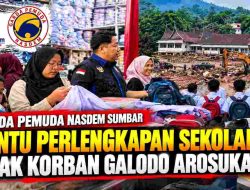 Garda Pemuda NasDem Sumbar Dampingi Anak Korban Galodo Arosuka Penuhi Perlengkapan Sekolah