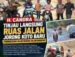H. Candra Dorong Percepatan Peningkatan Jalan Jorong Koto Baru