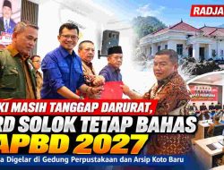 Gedung DPRD Rusak Diterjang Galodo, Pembahasan APBD Solok 2027 Tetap Berlanjut