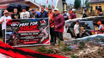 IDGV Nusantara Salurkan Donasi untuk Korban Galodo Arosuka, Bantuan Dikirim ke Camp Pengungsian