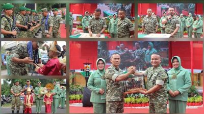 Kunjungi Kodim 0307/Tanah Datar, Danrem 032/Wirabraja Tekankan Profesionalisme dan Kekompakan Prajurit
