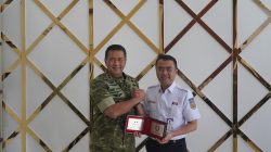 Pangdam XX/TIB Terima Kunjungan Kehormatan Managing Director of Operation, Infrastructure and Safety Area 2 PT KAI