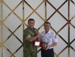 Pangdam XX/TIB Terima Kunjungan Kehormatan Managing Director of Operation, Infrastructure and Safety Area 2 PT KAI