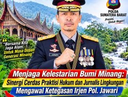 Pemerhati Lingkungan Rispondi S.I.Kom. Apresiasi Ketegasan Kapolda Sumbar Irjen Pol. Jawari Berantas PETI di Rao: Selamatkan Bumi Minangkabau dari Kerusakan Ekologis