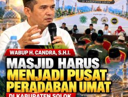 Workshop Masjid Sejuta Umat, Wabup Candra Tekankan Pentingnya Membangun Peradaban dari Masjid