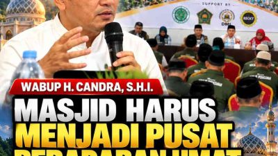 Workshop Masjid Sejuta Umat, Wabup Candra Tekankan Pentingnya Membangun Peradaban dari Masjid