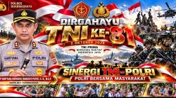 TNI Bersama Rakyat, Kapolres Dharmasraya AKBP Kartyana Widyarso Wardoyo Putro Tegaskan Komitmen Polri Melayani Masyarakat