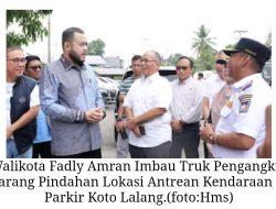 Yudi Indra Sani Tegaskan Antrean Truk Tak Boleh Lumpuhkan Jalan Bandar Buat, Pemko Padang Terapkan Sistem Antrean Digital