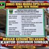 Kadis BMCKTR Sumbar Armizoprades Dukung Peningkatan Fasilitas Pemerintahan, Rehab Gedung Belakang Kantor Gubernur di Padang Berkontrak 135 Hari