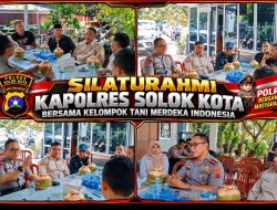 Kapolres Solok Kota AKBP Mas’ud Ahmad, S.I.K., M.Si., Bangun Kedekatan dengan Kelompok Tani Merdeka Indonesia melalui Silaturahmi di Kota Solok
