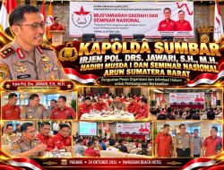Kapolda Sumbar Irjen Pol. Drs. Jawari, S.H., M.H., Bersama Wagub Vasko Ruseimy dan Dr. Bob Hasan, S.H., M.H., Hadiri Musda I ARUN di Padang