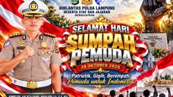 Dirlantas Polda Lampung Kombes Pol. H.M. Reza Chairul Akbar Sidiq Tegaskan Semangat Sumpah Pemuda Harus Hadir dalam Pelayanan dan Keselamatan Berlalu Lintas